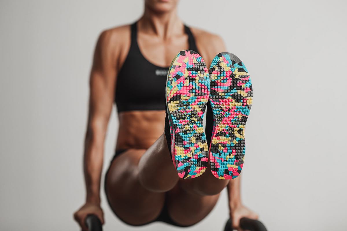 Nobull Neon Mesh Runner Women's Running Shoes Black | Australia (RX8792)